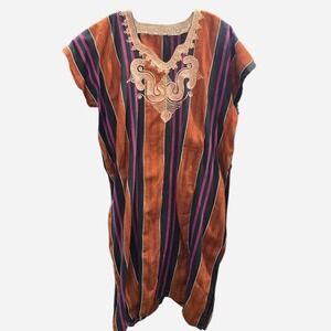 Women's‎ free size tunic/dress bohemian African size L (L3)